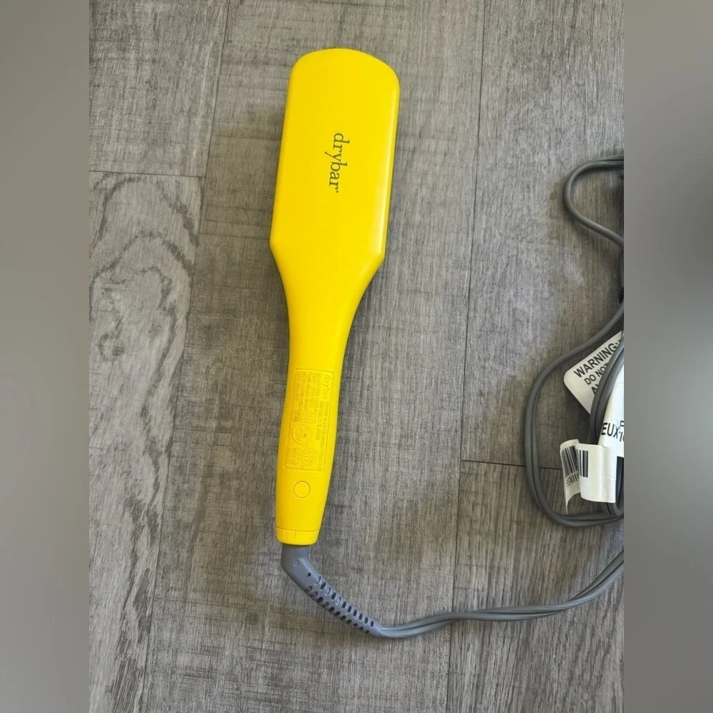 New Drybar Yellow & Gray Hair Straightener